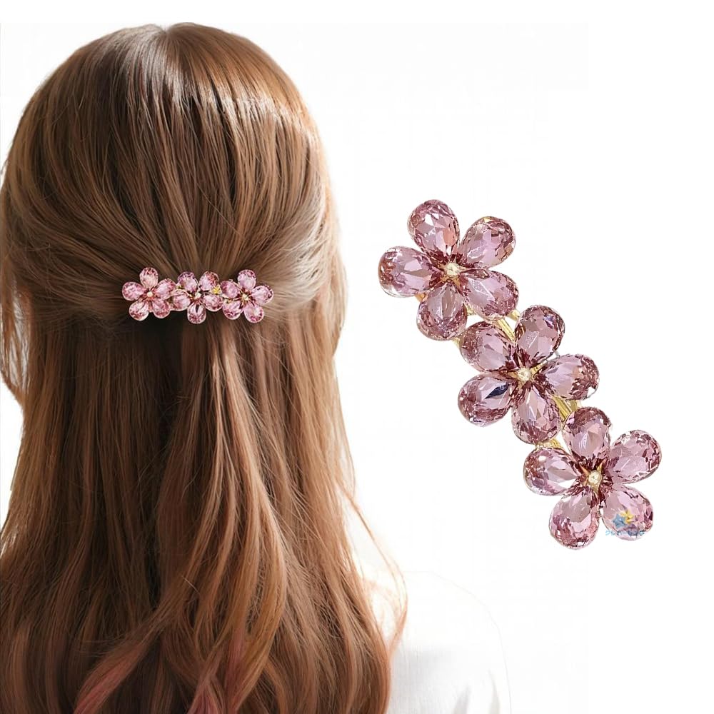 Amazon.co.jp: [クレバーレンチ]ラインストーン ヘアクリップ