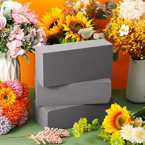 20 Pcs Floral Foam Blocks For Flower Arrangements, Rectangle Florist Foam Bricks, Foam Bricks Dry Wet For Fresh Or Artificial Flowers Plant For Wedding, Birthdays And Garden Decorations (Gray) #TOP6
