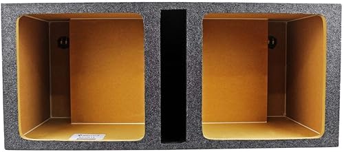 Miniatura 2 de Rockville RDVK15 - Caja de subwoofer doble con 15 ventilaciones para Kicker Solo Baric L7/L5/L3, construcción de MDF, graves profundos, fácil
