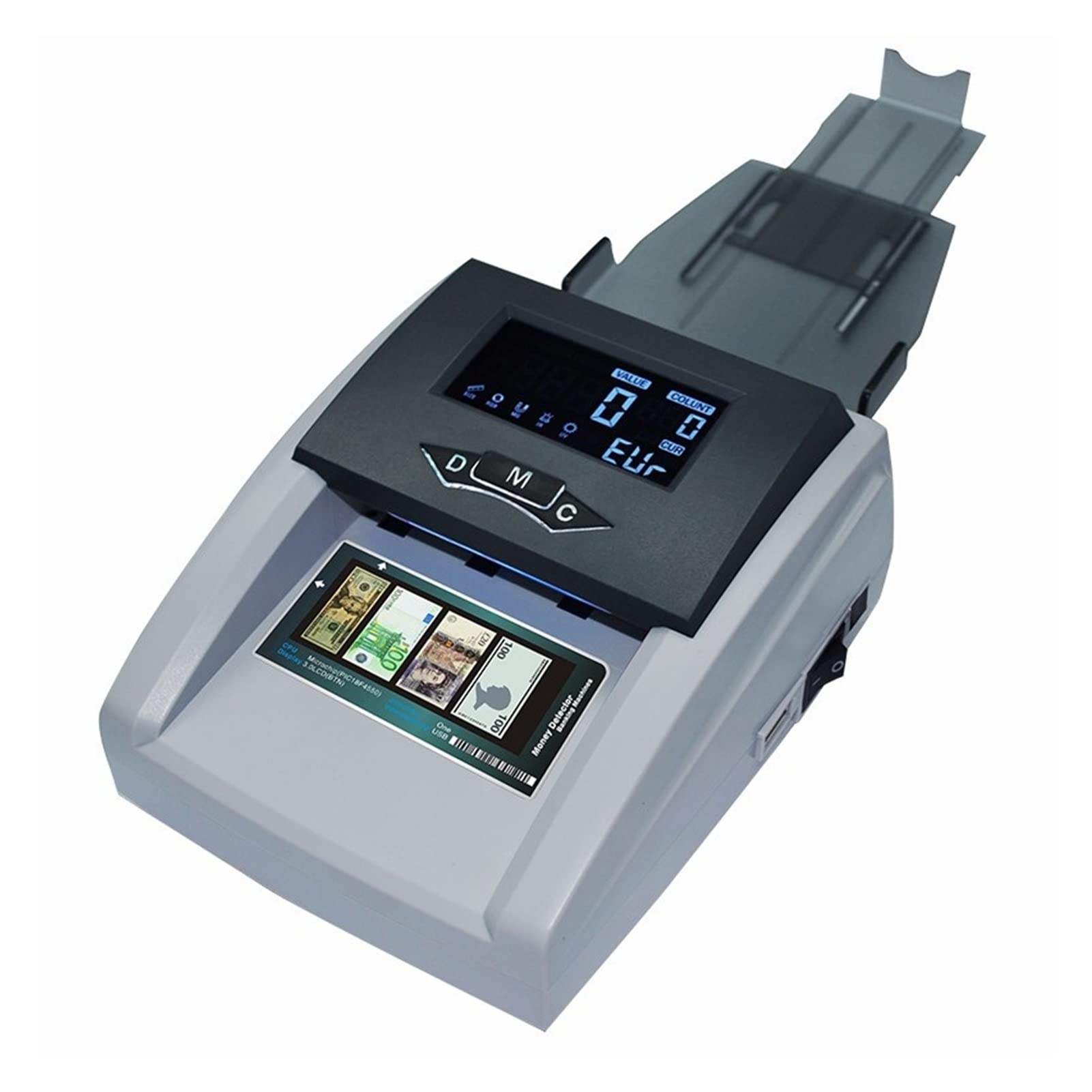 Geldzähler Mit Uv/Mg-Automatikprüfung Für Euro/GBP/Chf/Rubel/Rmb, Optional Mit Mehrwährungserkennung. Schnelle Und Einfache Bedienung.,EUR