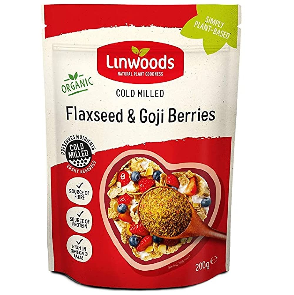 Linwoods Milled Flaxseed & Goji berries 200g - Pack of 2