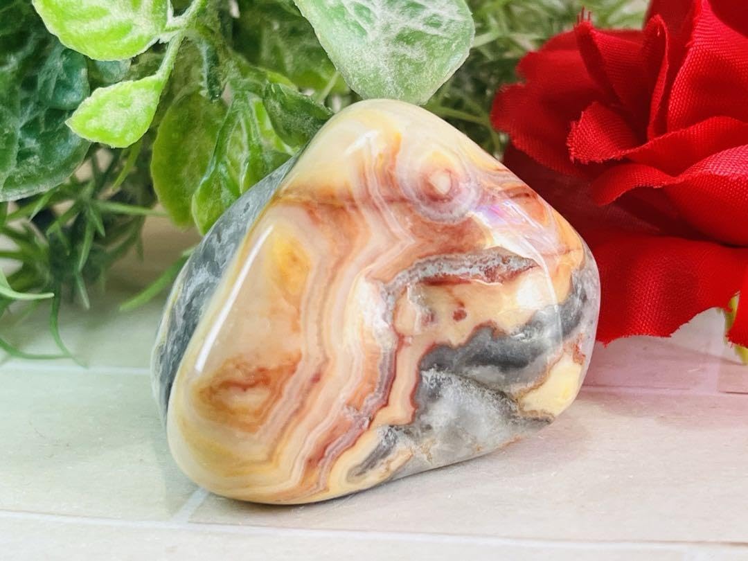 メキシコアゲート クレイジーレースアゲート お洒落 カラフル メキシコ