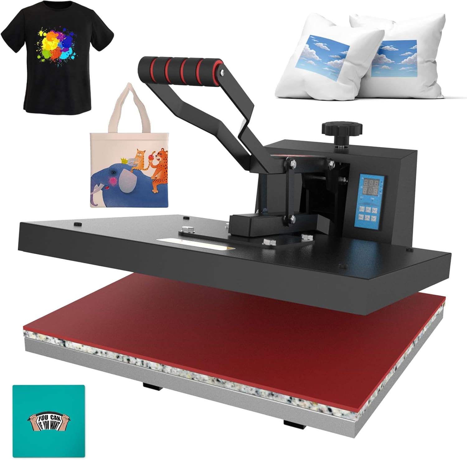 Oppsbuy 16"x20" High Pressure Heat Press Machine DIY TShirt Digital
