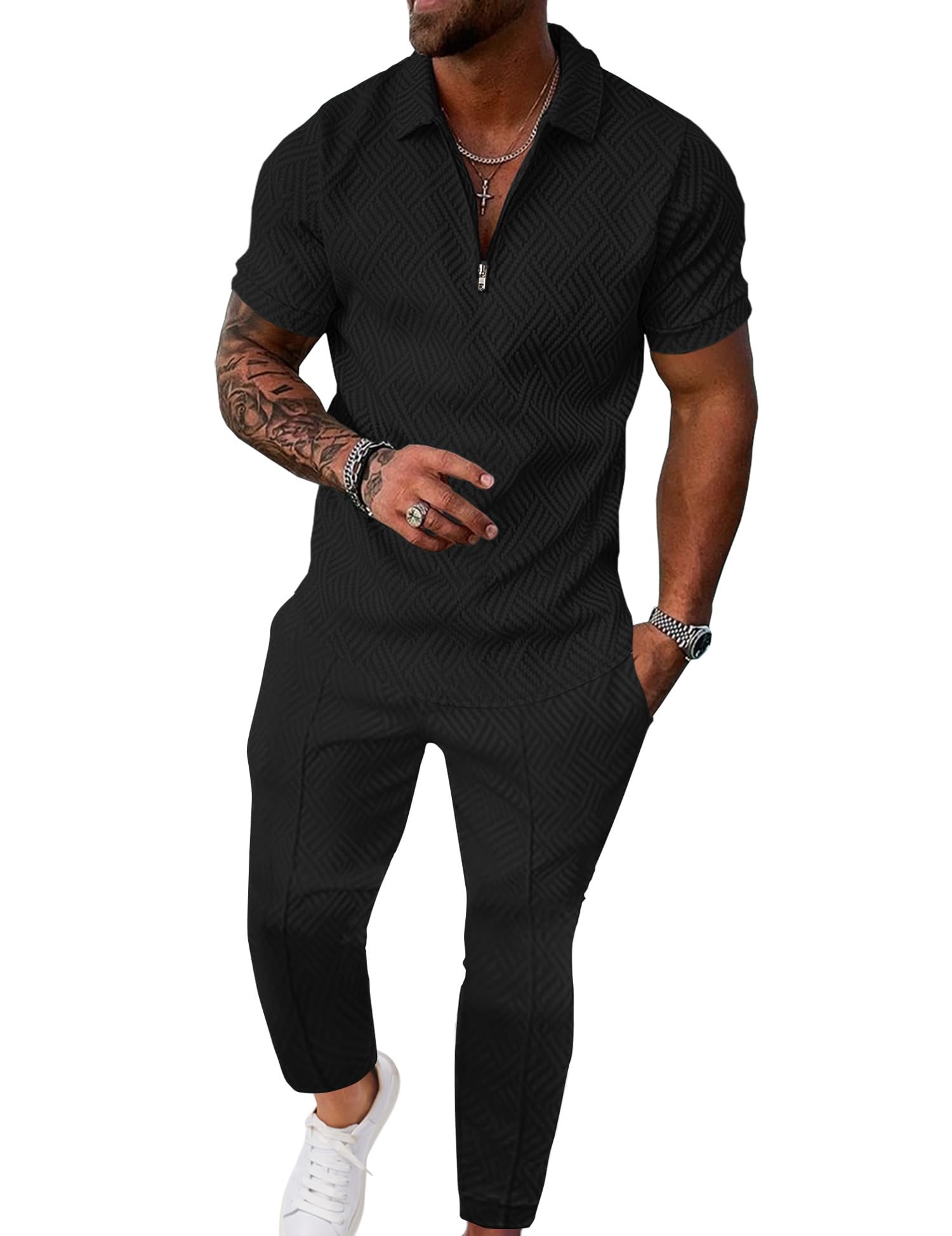 UOUA Men's Sweatsuit Set