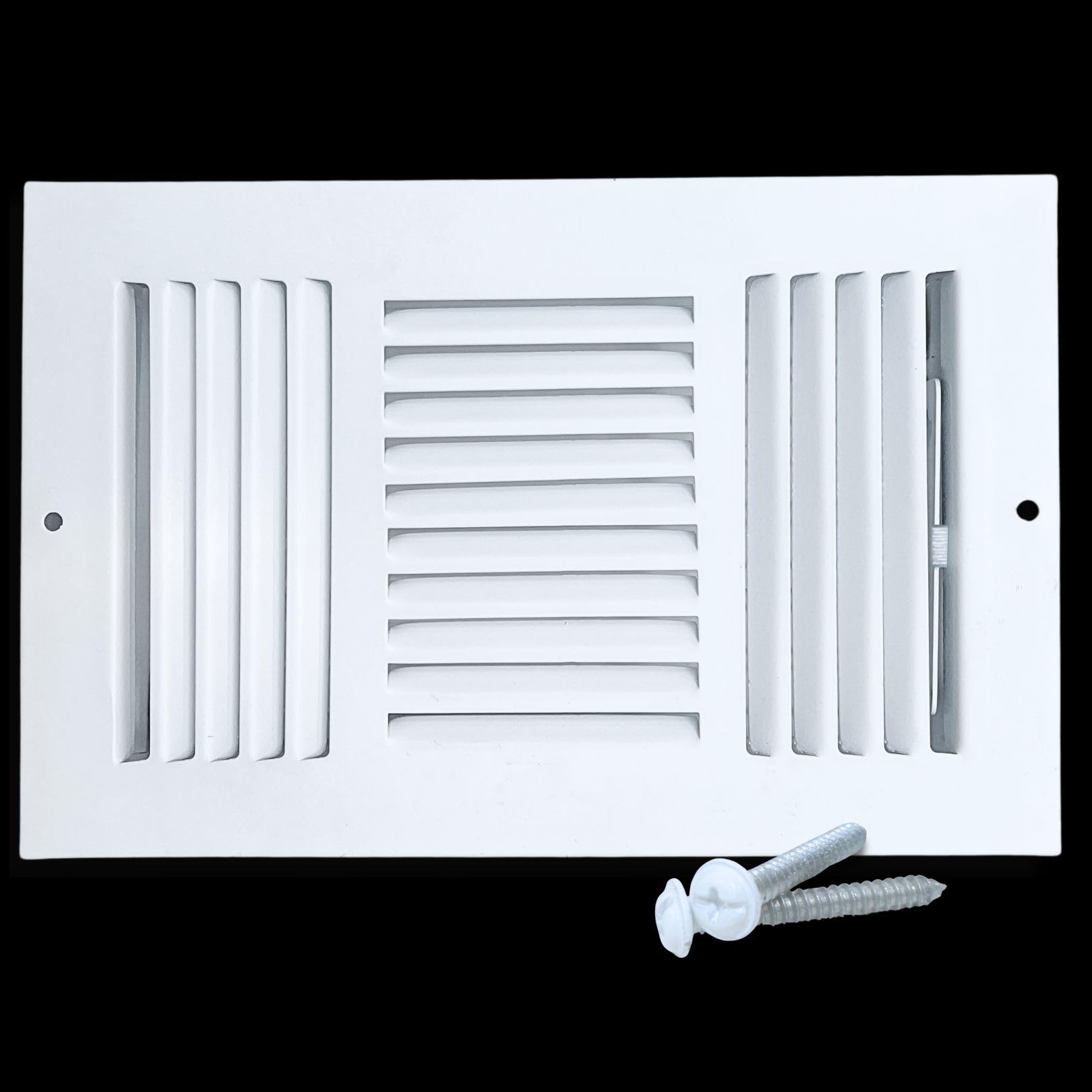 Couvercle de conduit d'air THC414-WHT grille de ventilation blanche 14x4 pouces FO