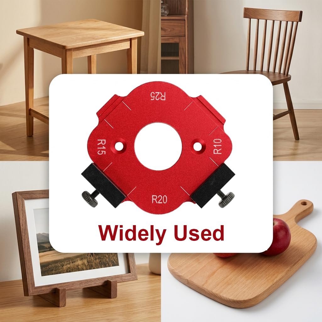 Serplex Router Jig - Multi-Radius Corner Guide -5