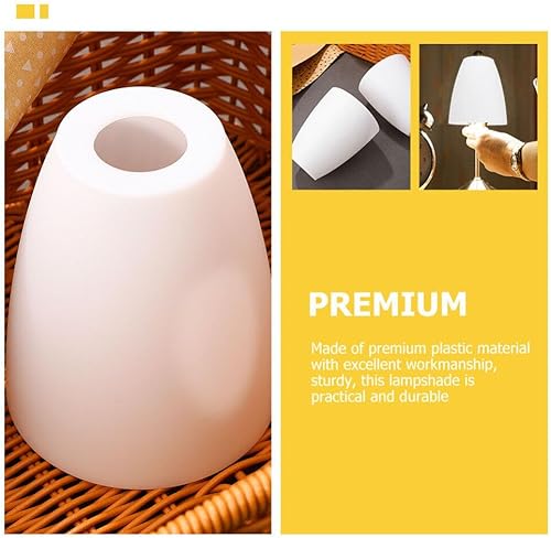 Miniatura 4 de Abaodam 2 unids pantalla de plástico lámpara de mesa pantalla pantalla de lámpara para lámparas de pie pantallas para lámpara de mesa herradura