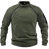 Mens Tactical Fleece Sherpa Long Sleeve Sweater Military Thermal Jacket Teen Thick Warm Cashmere Pullover Sweatshirts