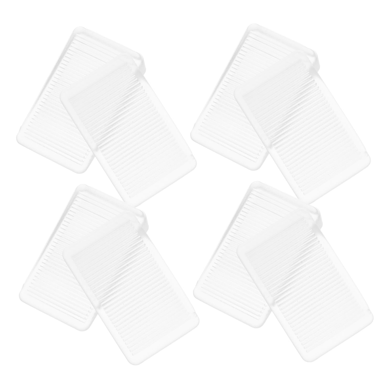 Cabilock Furniture Wedge Leveling Kit 8pcs Shims Table Leg Levelers Door Shims Cabinet Bumpers Stabilizers for Cabinets and Refrigerators