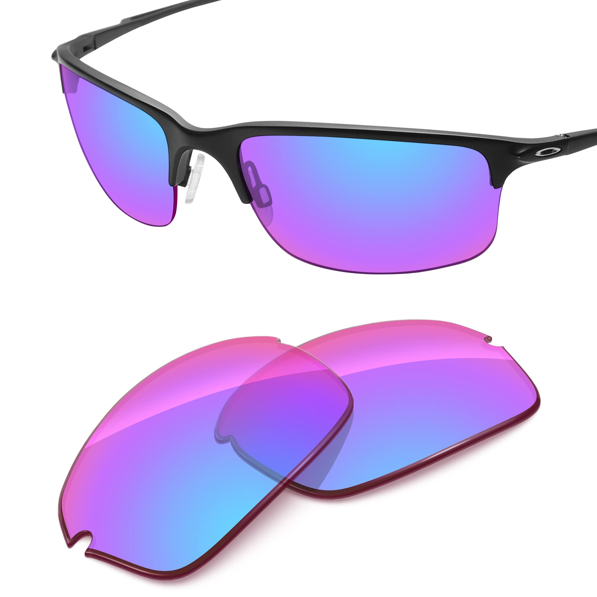 Tintart Performance Replacement Lenses Compatible with Oakley Half Wire 2.0 - HD Trail Ruby