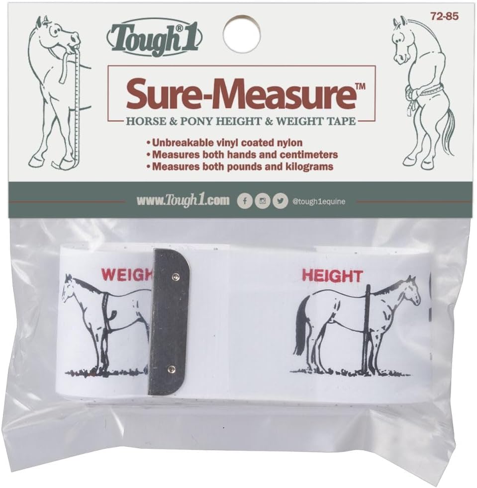 Tough 1 Sure Measure Horse and Pony Height/Weight Tape