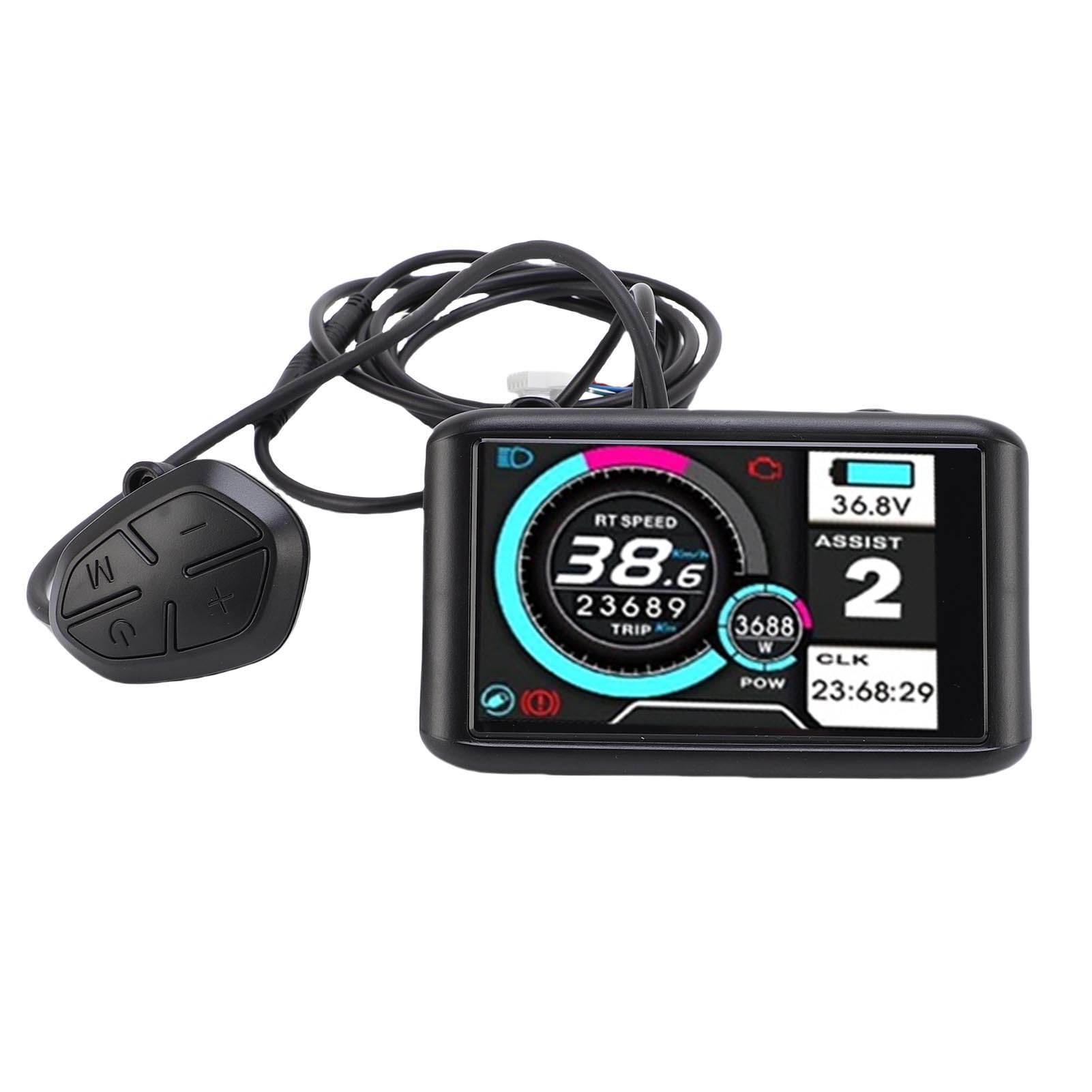 Pannello di Controllo LCD Elettrico Impermeabile Misuratore di Controllo Leggero e Versatile per Scooter Elettrico, Installazione Semplice, Perfetto per i Pendolari