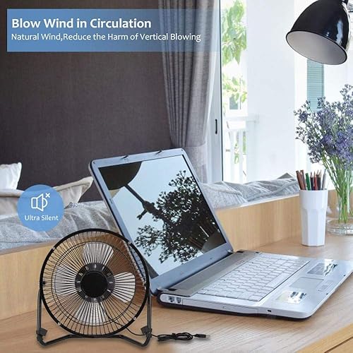 Miniatura 8 de Mini ventilador portátil alimentado por panel solar USB de 5.2 W para ventilación de refrigeración al aire libre hogar viajes navegación pesca