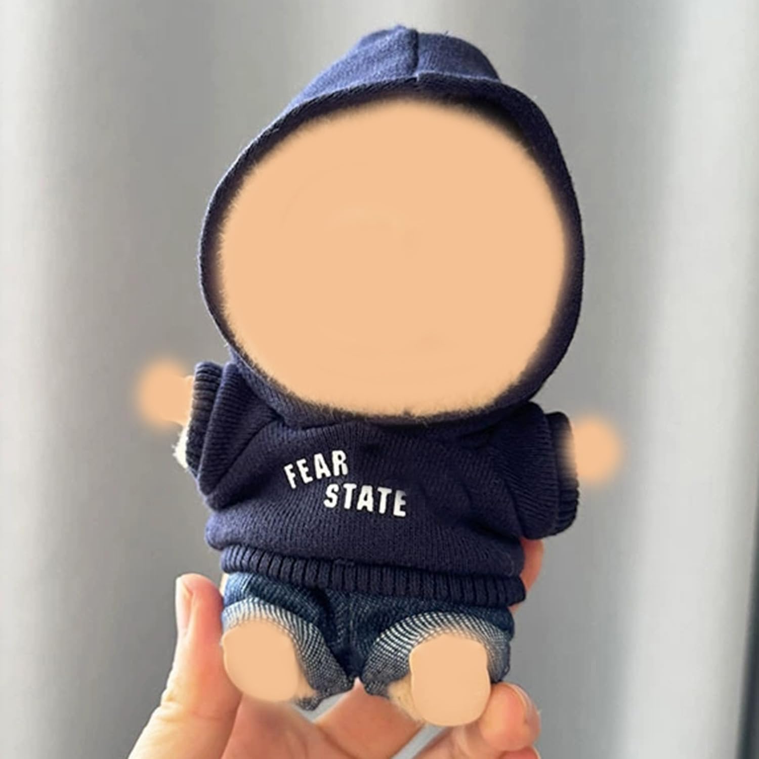 Clothes for 17cm Dolls Hoodie Clothes Accessories(No Dolls), Cute Outdoor Outfit Suitable for 6.69inch (17cm) Doll Soft Clothing Replacement
