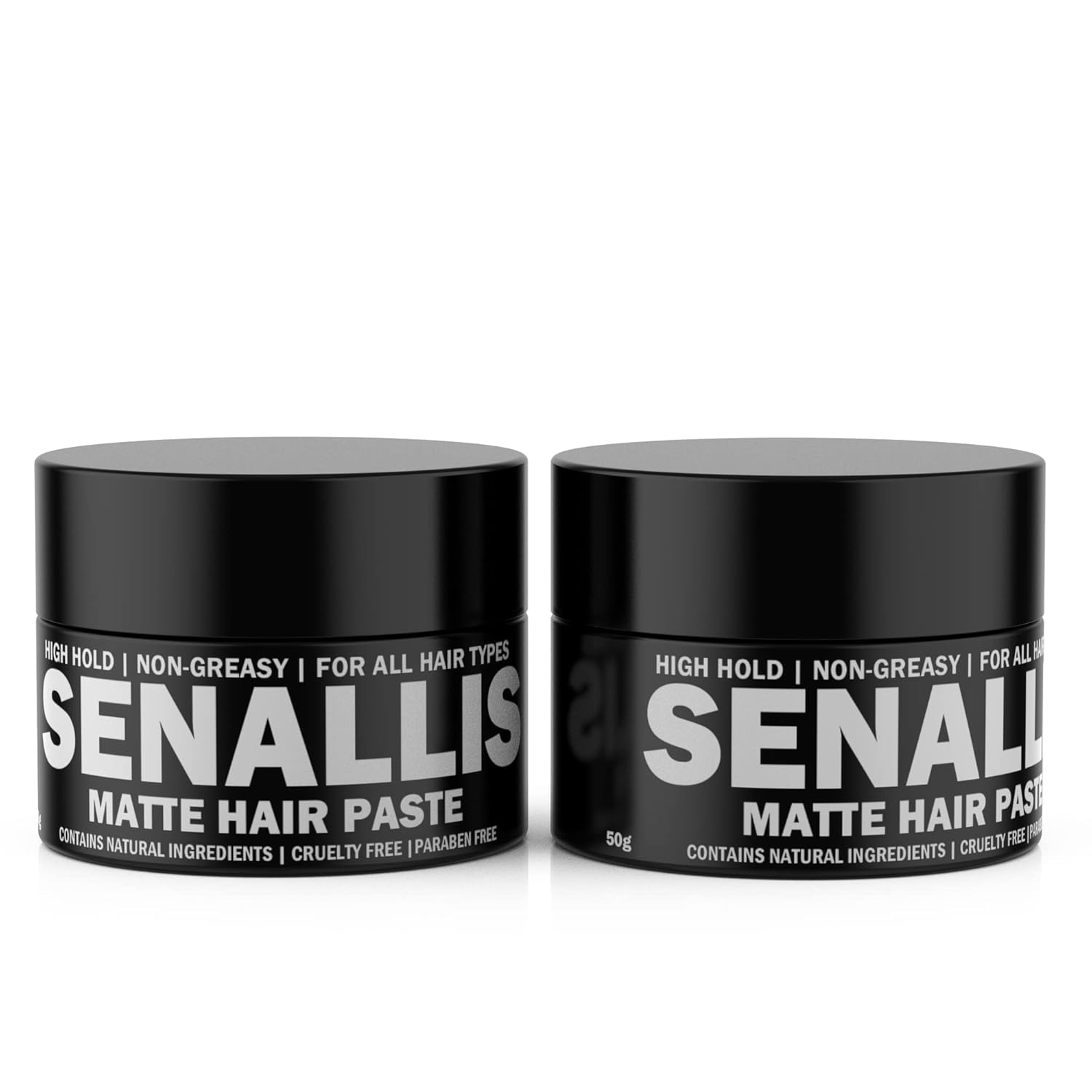 SenAllis Cosmetics Hair Wax Paste 2 Jars Premium Matte