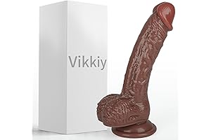 7.3 Inch Realistic Black Dildo