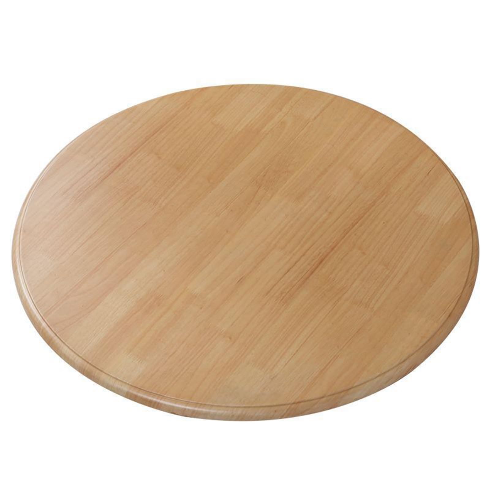 Plateau Tournant Table Plateau Tournant Bois Plateau Bois Rond Plateau Rotatif Plateau Bois Rond 80 Cm (Color : 90cm/35in, Size : Wood Color)