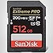 SANDISK 512GB Extreme PRO SDXC UHS-I Memory Card - C10, U3, V30, 4K UHD, SD Card - SDSDXXD-512G-GN4IN