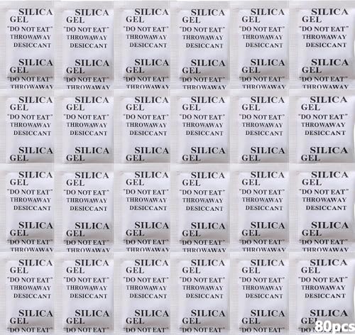 Caiyloxn Silica Gel Beutel 5g x 80 Stück Silica Kugeln Trockenmittel Silica Gel Regenerierbar Lebensmittelqualität Luftentfeuchter für Entfeuchtung von Safes, Möbeln, Kleidung, Schuhen Caiyloxn Silica Gel Beutel 5g x 80 Stück Silica Kugeln Trockenmittel Silica Gel Regenerierbar Lebensmittelqualität Luftentfeuchter für Entfeuchtung von Safes, Möbeln, Kleidung, Schuhen