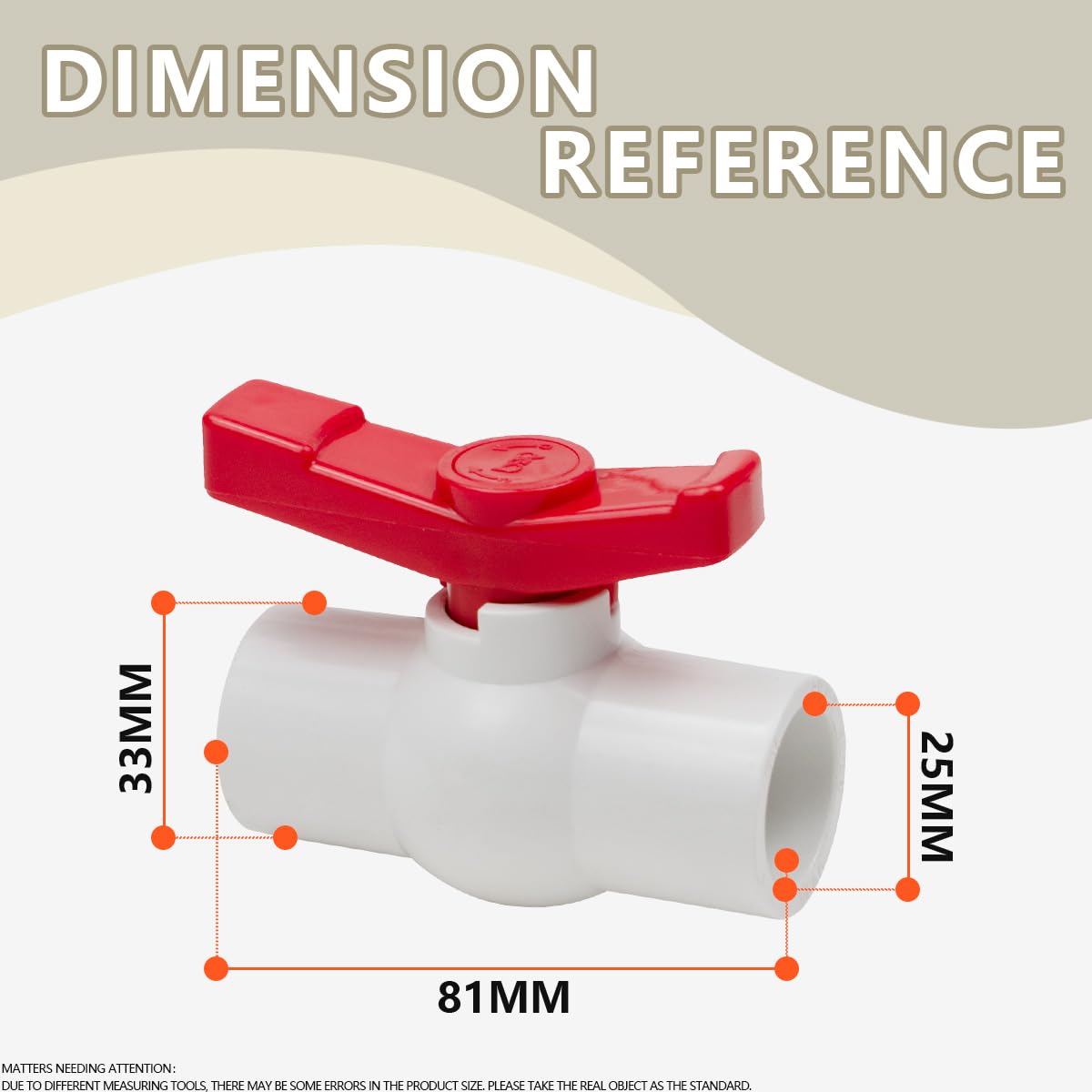Robinet à Boisseau Sphérique En PVC - Pour Piscine, Jardin, Plomberie - Tailles 20, 25, 32, 40, 50 Mm - Contrôle Du Débit D'eau