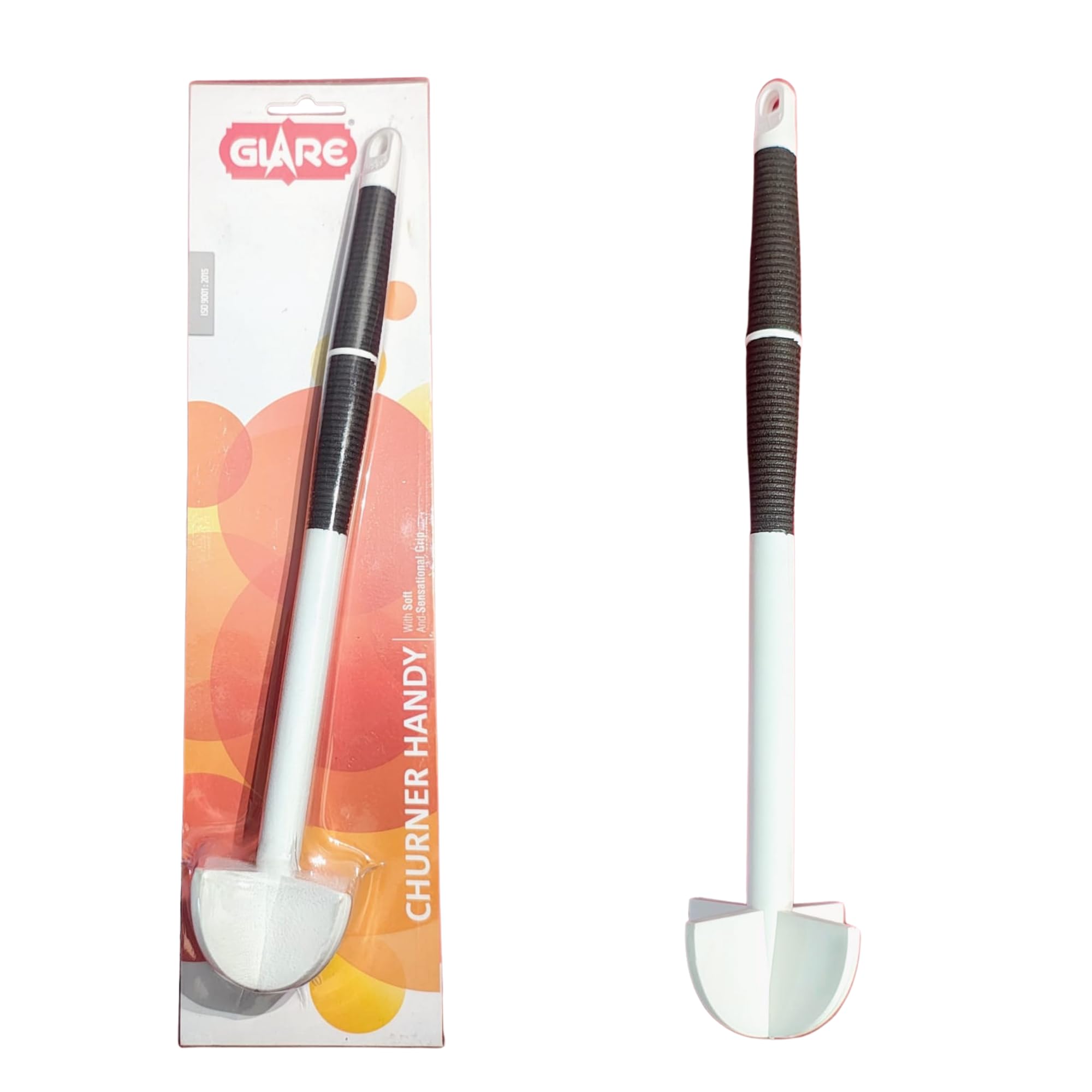 Shri Shyam Traders Glare Churner Handy Manual Hand Blender, Kitchen Tool for Lassi and Buttermilk, White and Black-image-9
