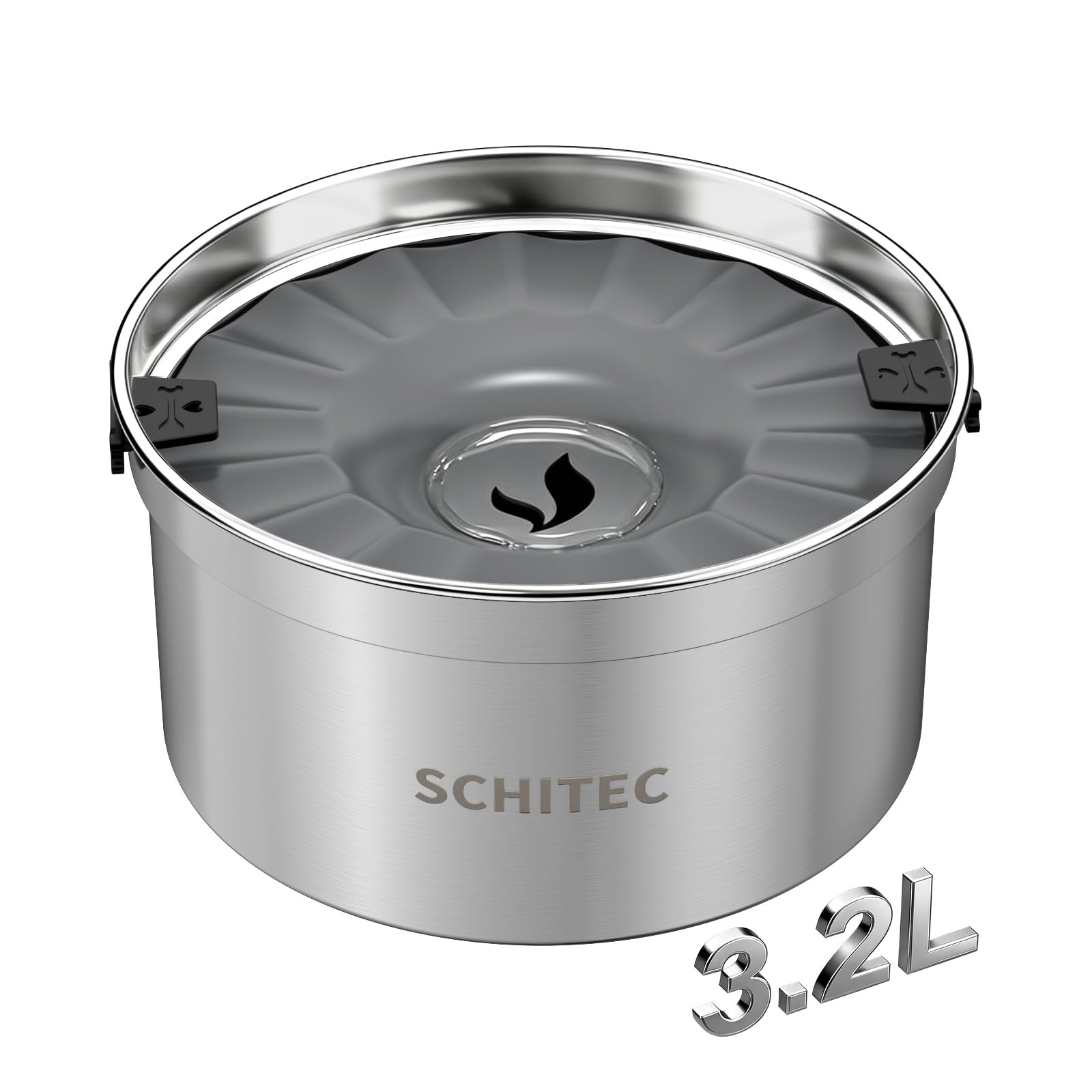 Amazon | SCHITEC 犬 水飲み器 給水器 こぼれない 浮き皿 ステンレス