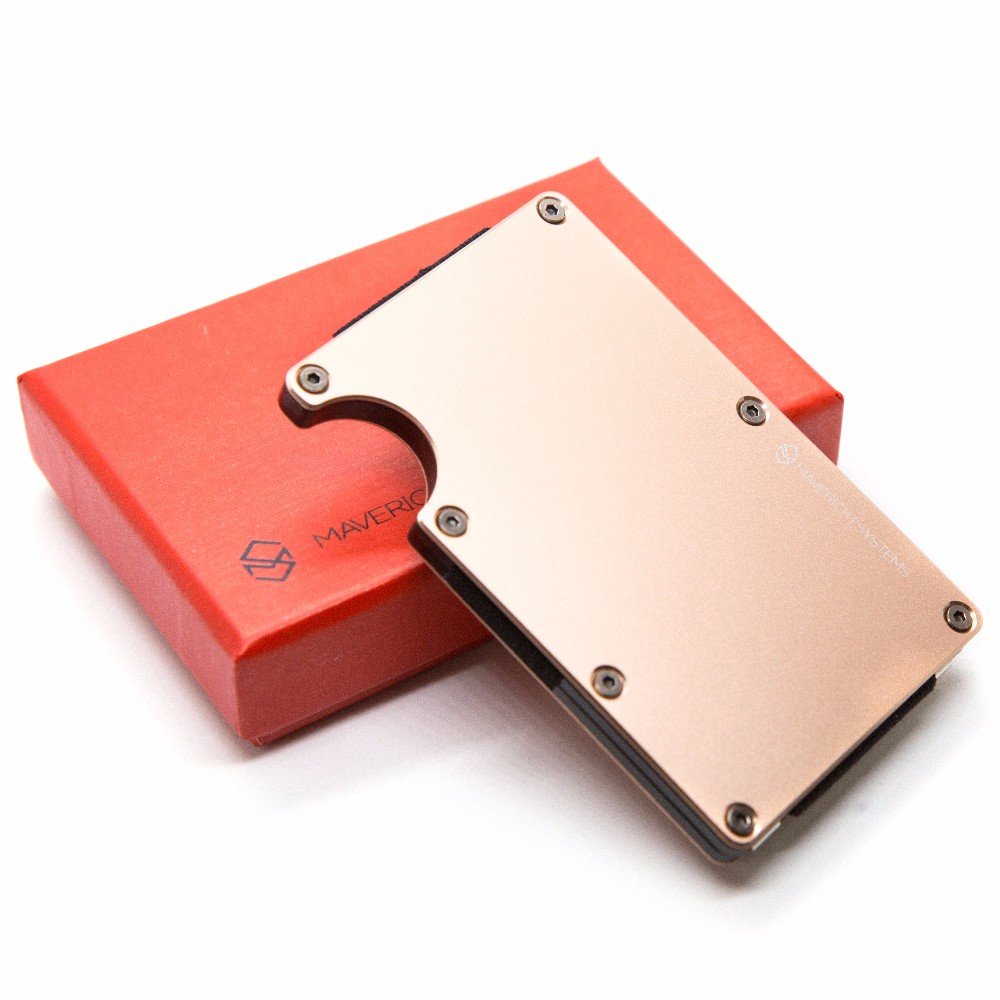 RFID-Blocking Slim Minimalist Card Holder/Travel Wallet For Credit Cards &More