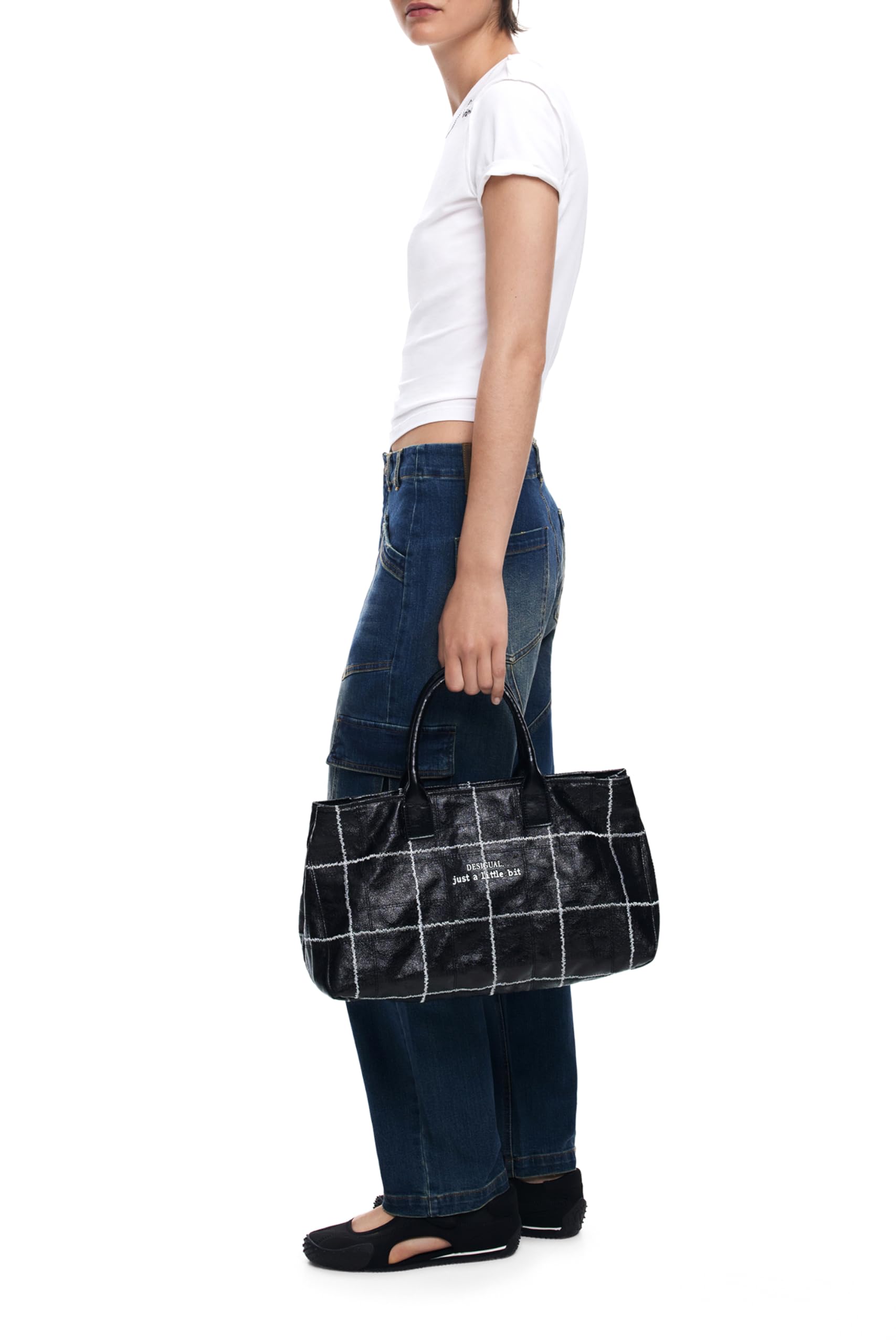 Desigual borsa shopper borsa a tracolla Mai-Tai Shopping Bag Black nero