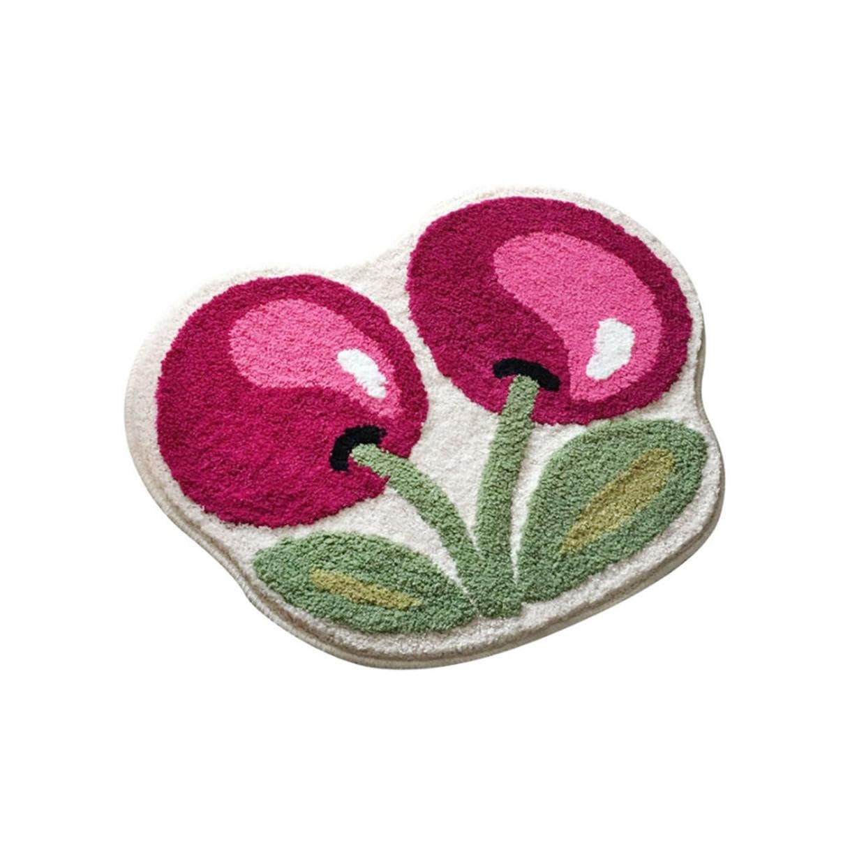 Squisito creatività Tappeto in Cotone Tappeti di Forma Irregolare Antiscivolo Morbido Peluche Furry Lavabile in Lavatrice Decorazione del Pavimento Tappetino per la casa Comodo
