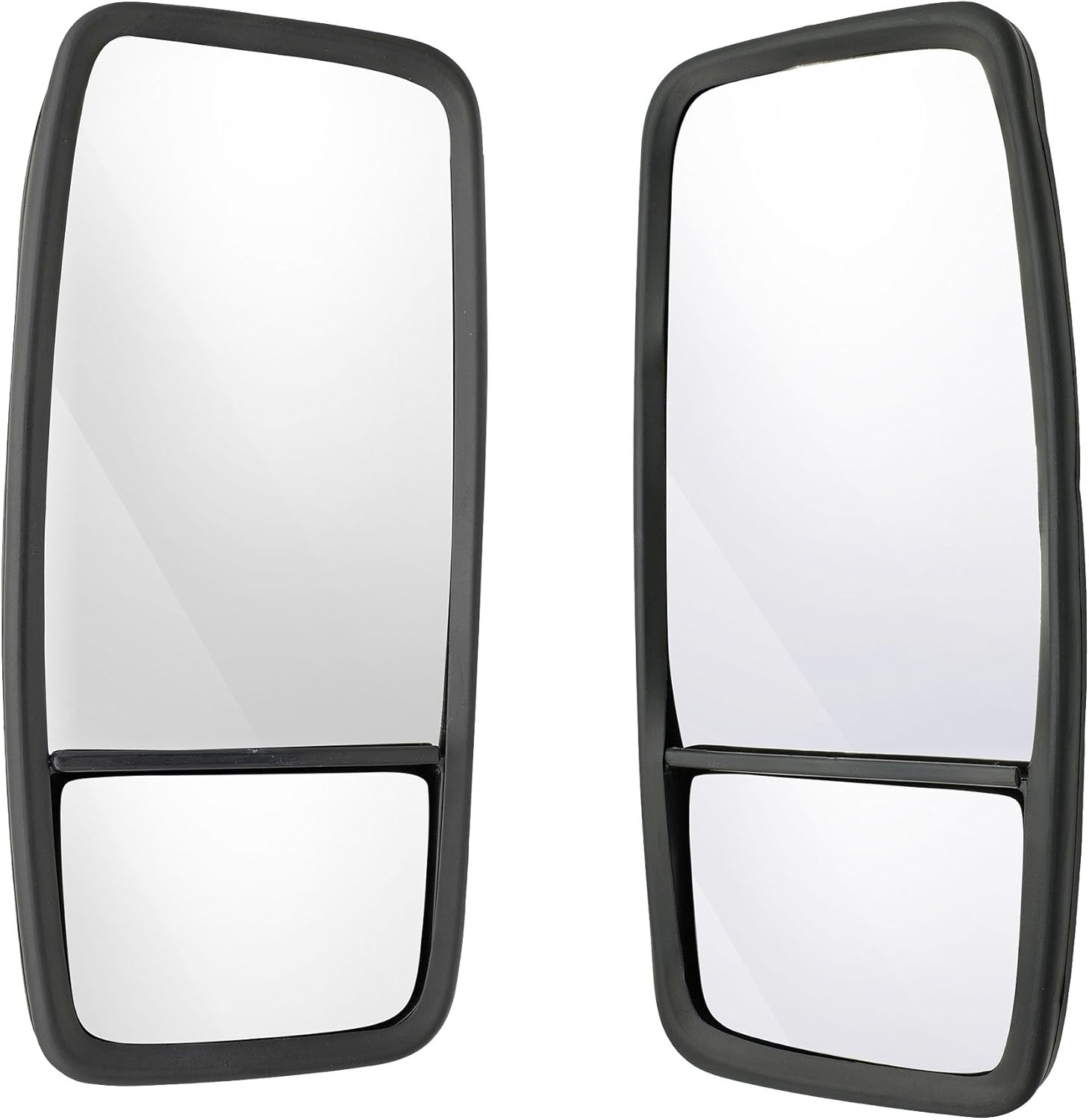 Left & Right Passenger Side Door Mirror for 2007-2023 ISUZU NPR, NPR-HD, NQR, NRR & 2008-2023 Chevy GMC W3500, W4500, W5500 Truck- Outside View Mirror Replaces # 8980493140, 8980493150 Black