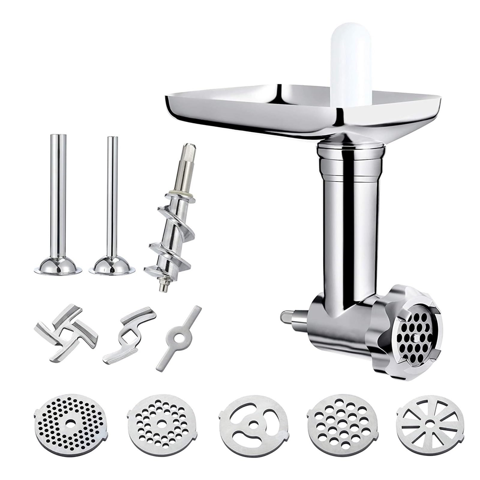 Accessori for tritacarne, compatibili con KitchenAid, impastatrici da banco con Tubo for riempire Salsicce/Accessori for Robot da Cucina