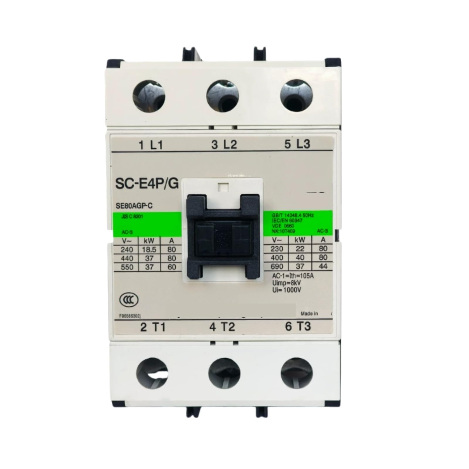 HKEJSJWA Contactors SC-E4P/G, DC24V DC48V DC110V DC220V Electromagnetic Contactor(DC24V)
