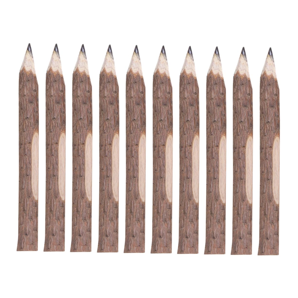 Operitacx 40pezzi Matite Lunghe Legno Naturale Con Corteccia Per Decorazioni Feste e Attività Creative Design Ergonomico e Leggero Strumento Per Schizzo e Pittura
