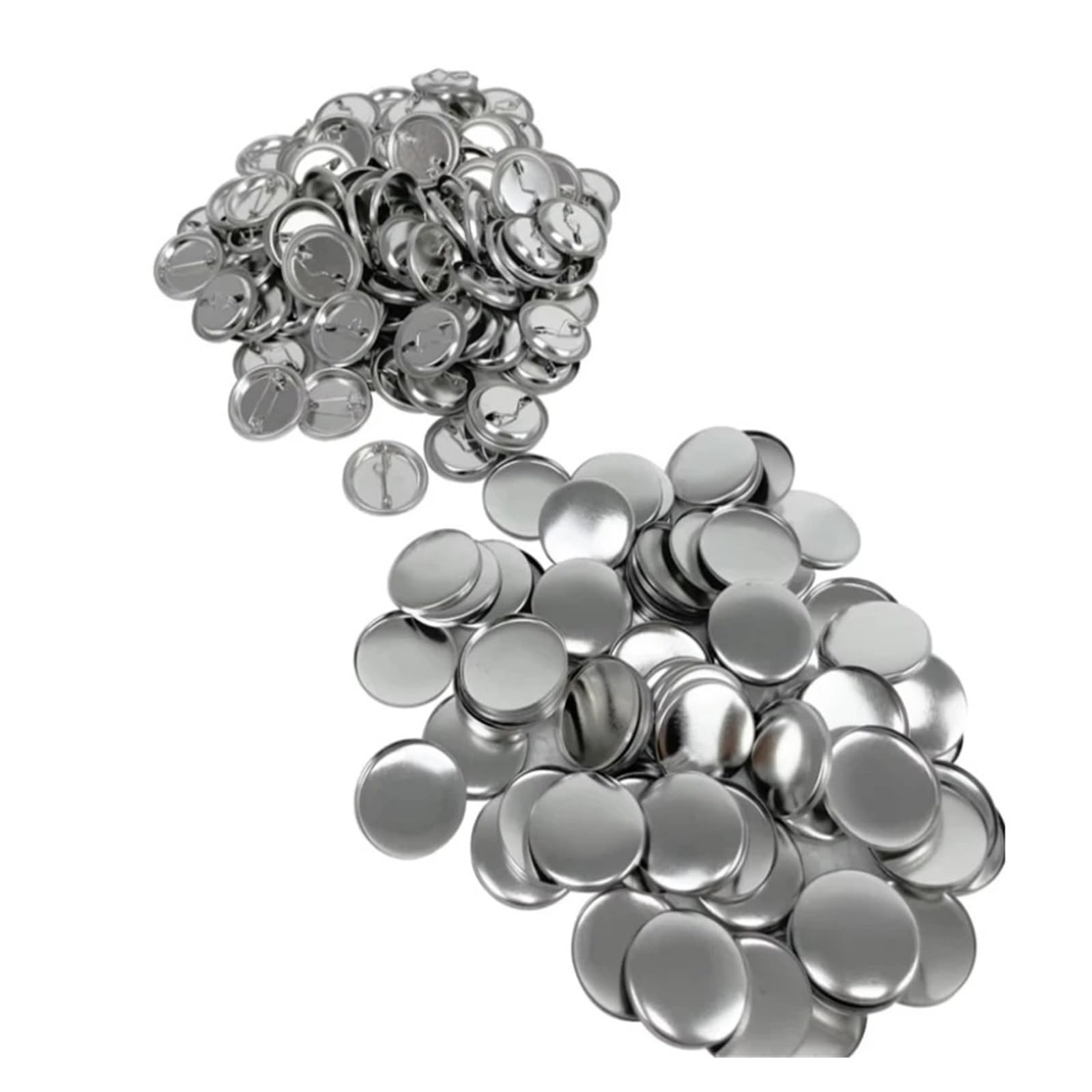 44 mm 100 zestawów DIY puste przypinki materiały do produkcji przypinek do prasy dziurkowanej metalowe części przypinek materiały Produkcja DIY