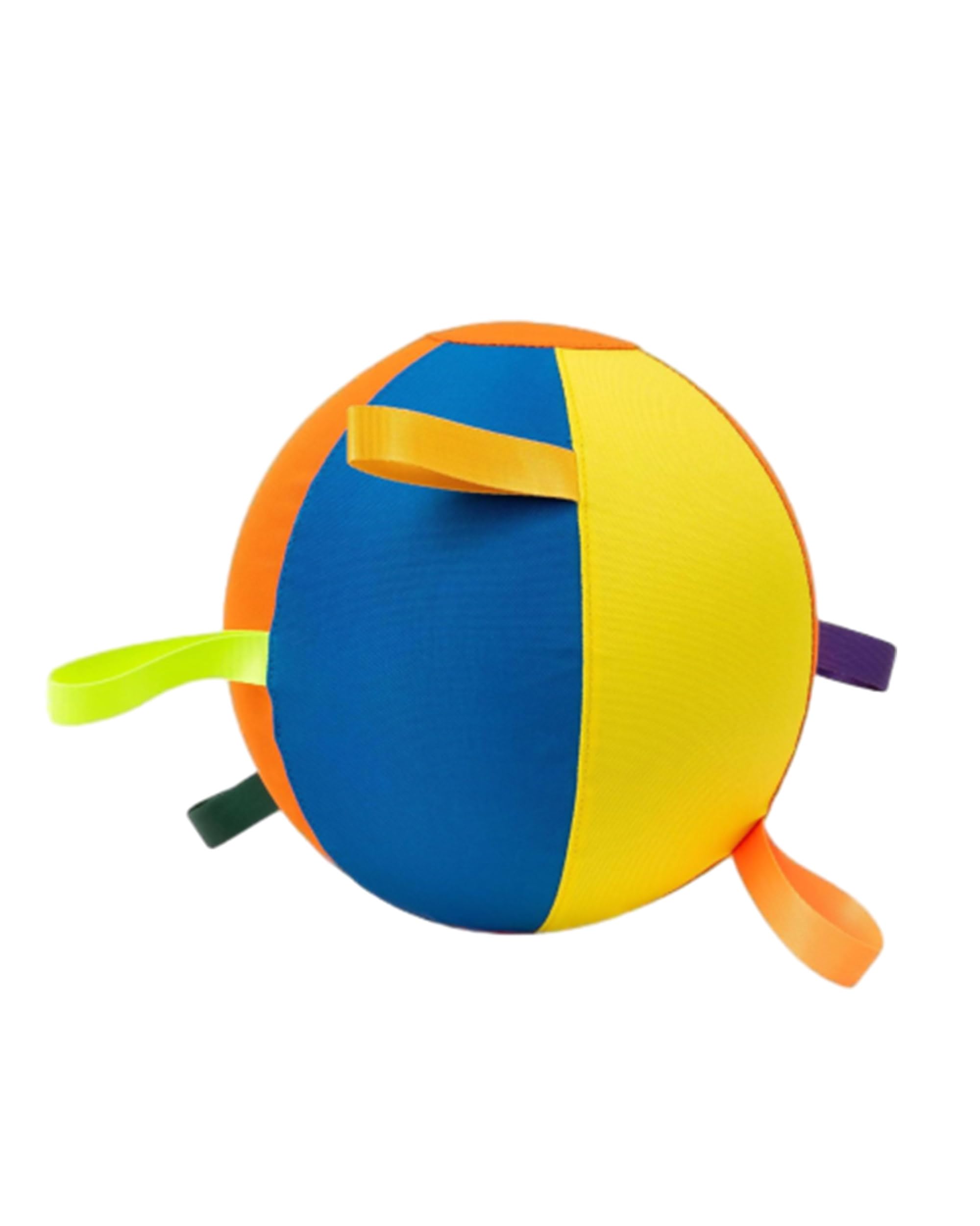 The Mellow Dog Calming Jumbo Ball for Dogs, Giant Herding Ball for Dogs, Durable Tear-Resistant Inflatable Big Ball with Handle Cover & Pump for Play & Exercise Dogs (17.72in-A)