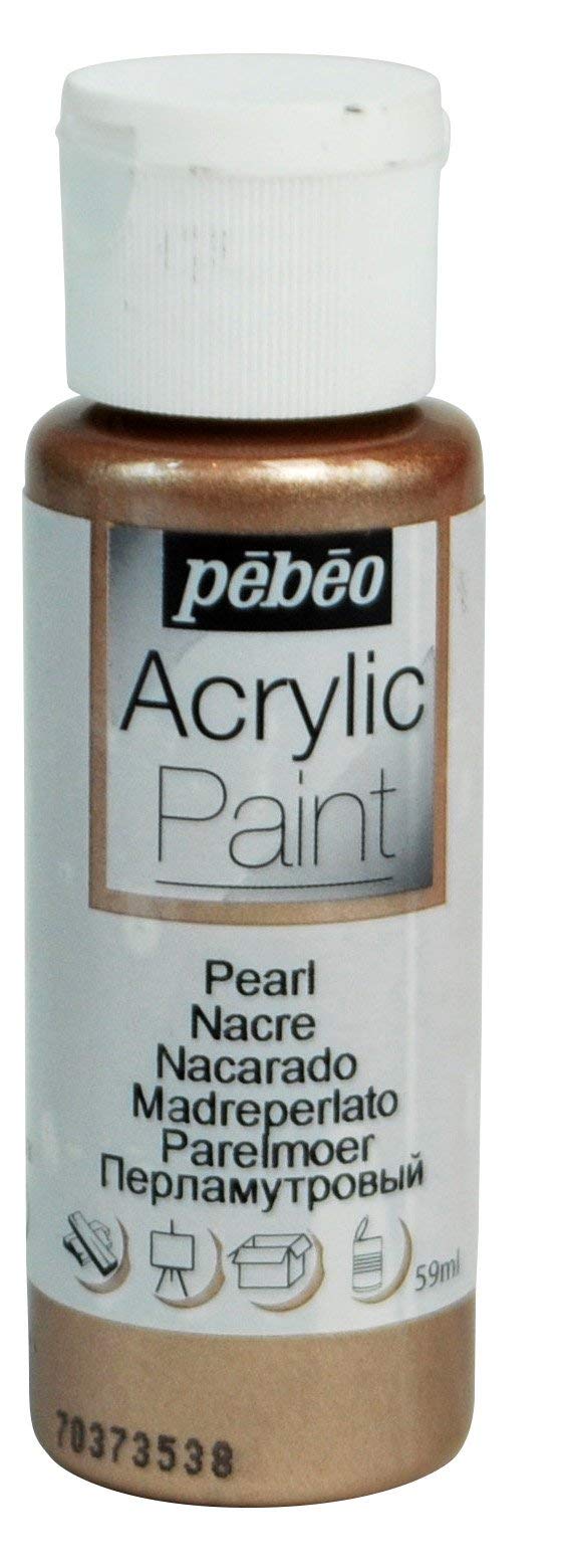 PEBEO ACRYLIC 59ML PEARL BROWN, 3.3 x 3.3 x 10 cm