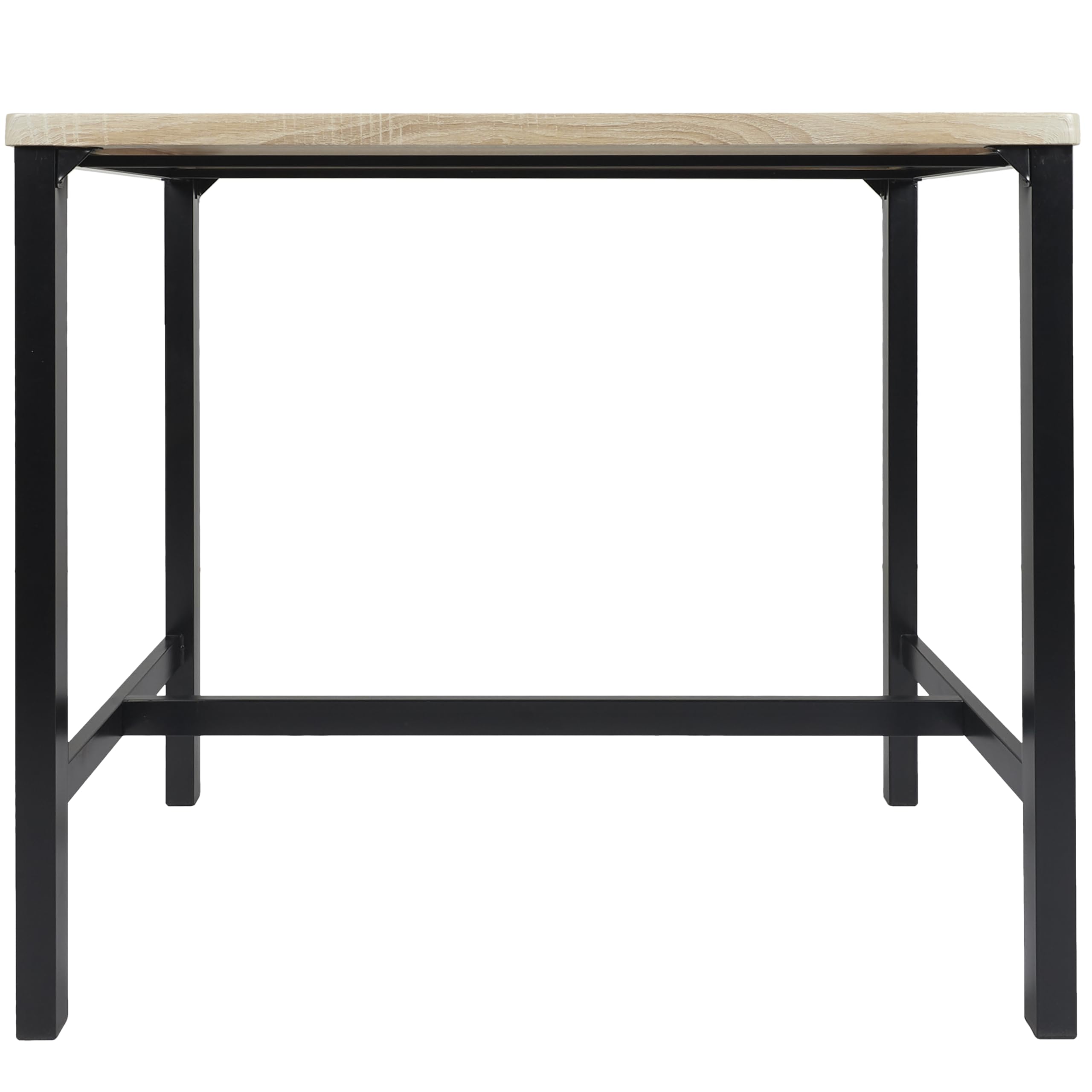 HOME DECO FACTORY Table Mange-Debout avec 4 Tabourets Industriel Marron