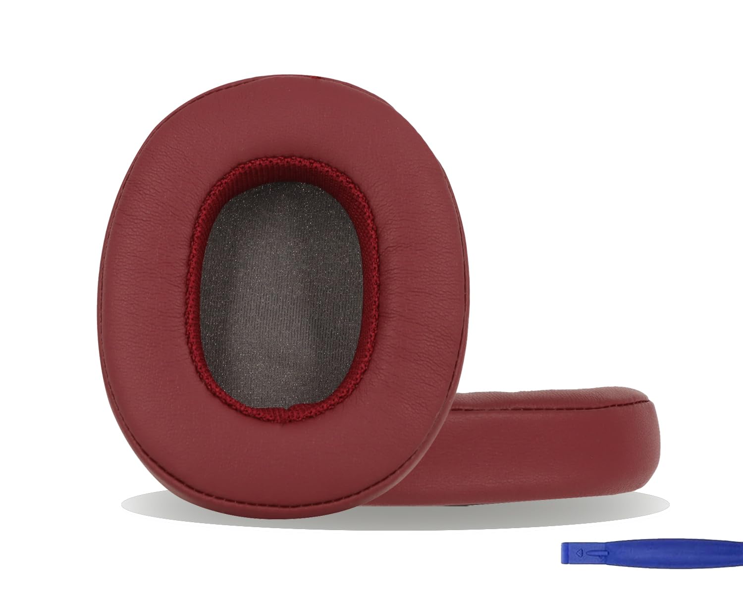 Crusher Evo Ear Pads,Hiflying Replacement Ear Cushions for Skullcandy Crusher Wireless/Crusher Evo/Crusher ANC/Hesh 3 Headphones,Ear Cups Repair Parts with Soft Leather (Claret)