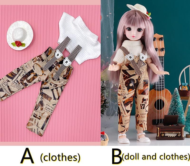 Image of DSR 30 CM Joint Movable Doll for Kids | Sound Playing Toy | Beautiful Frock | Same Color Delivered (Pack of 1) (M /Yellow)