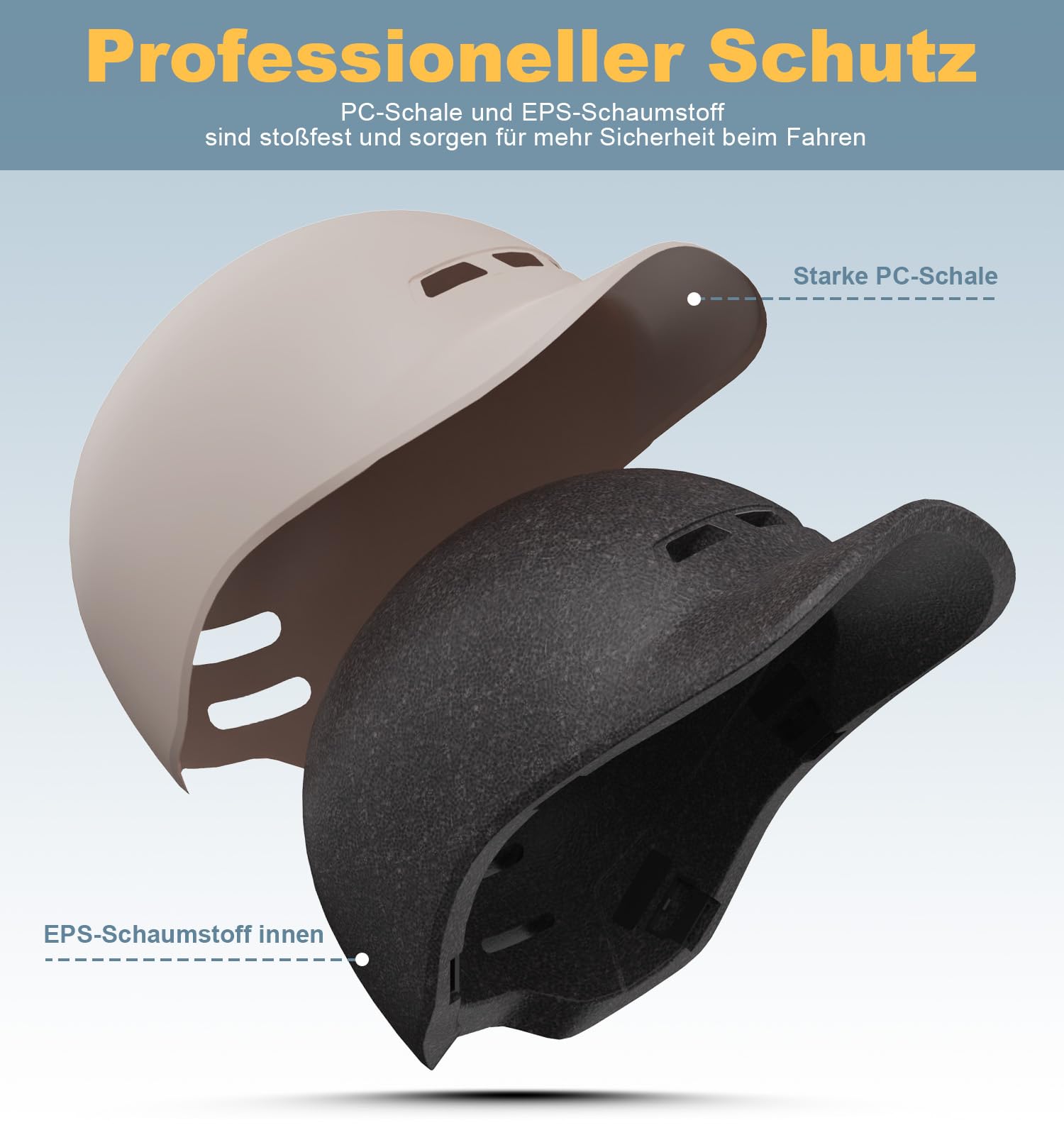 Shinmax Fahrradhelm Herren Damen Erwachsene Cityhelm Urban Radhelm mit Visier Stylischer Fahrradhelm für Frauen Pendeln City Roller Leichtgewicht Einstellbare Rennrad Helm 57-62 cm