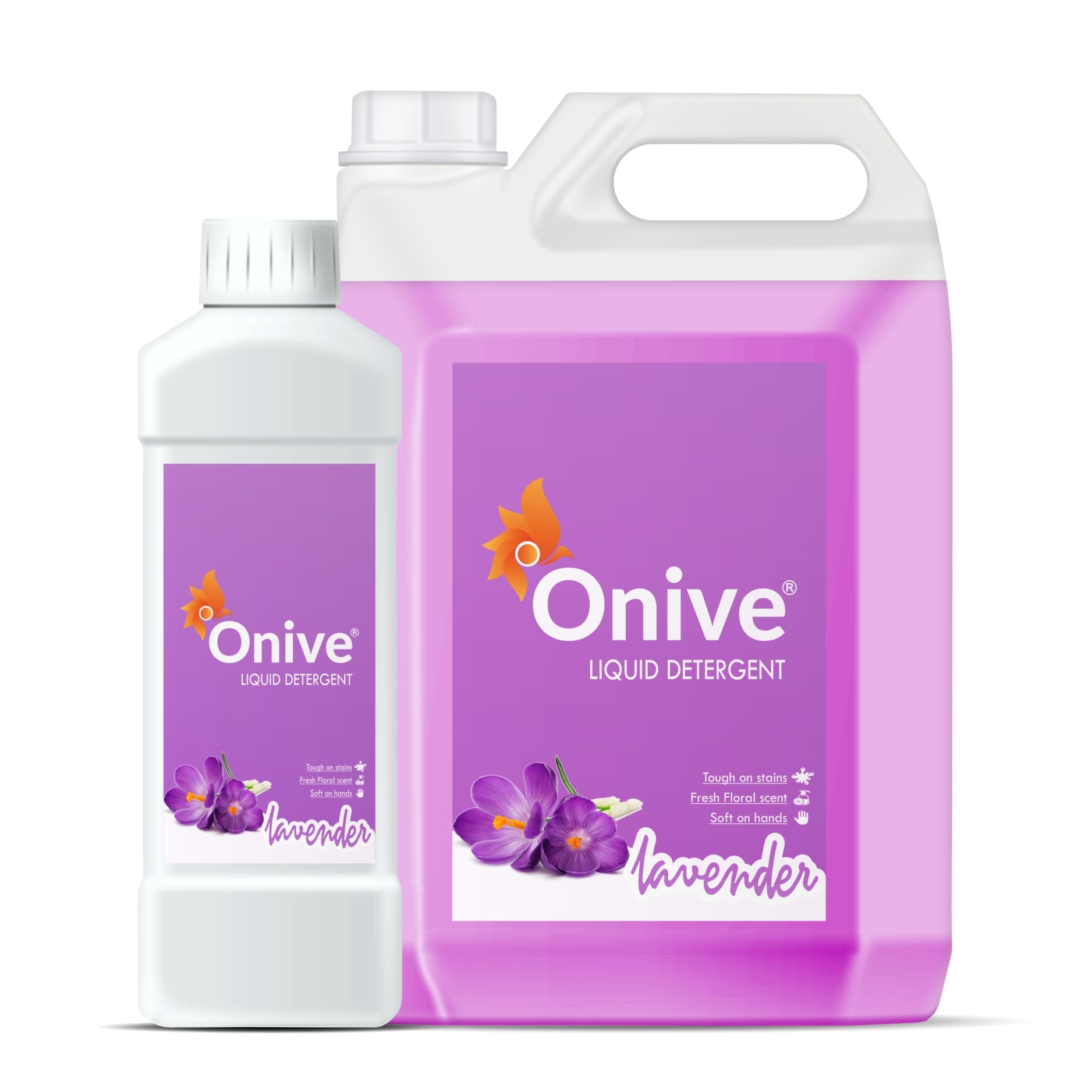 Liquid Detergent 5 Litre + 1 Litre, For Top Load and Front Load, With French Lavender Fragrance, Detergent Liquid for Washing Machine - Offer Combo Pack