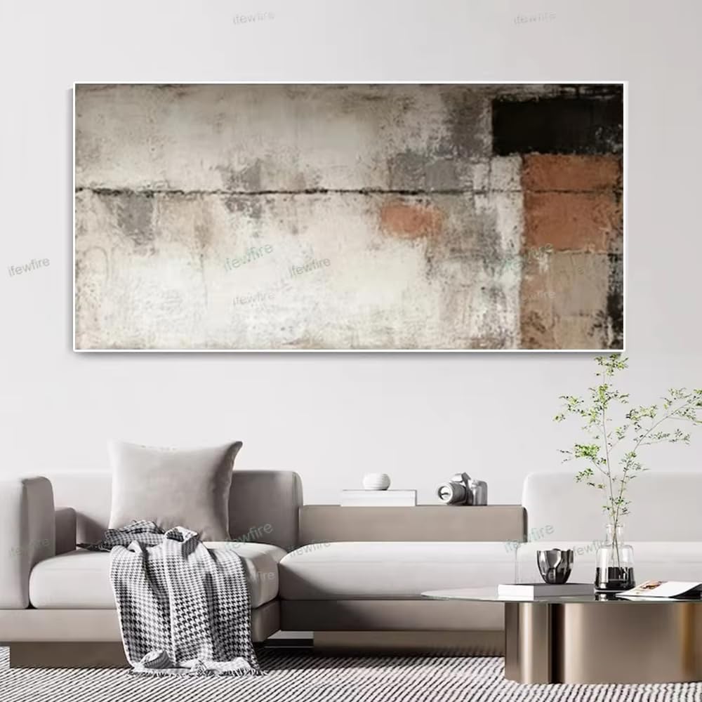 IHHGNB Canvas Painting Modern Canvas Home Decoration Dark Green And Gold Texture Salon Wall Art Abstract Living Room Decor(70x140cm(28x55in)/No frame)