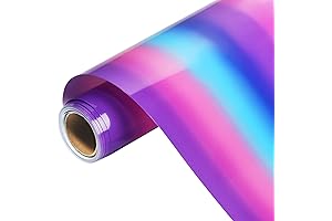 Gatichetta Ombre Heat Transfer Vinyl Roll: Embellish Your Creations with a Rainbow of Colors