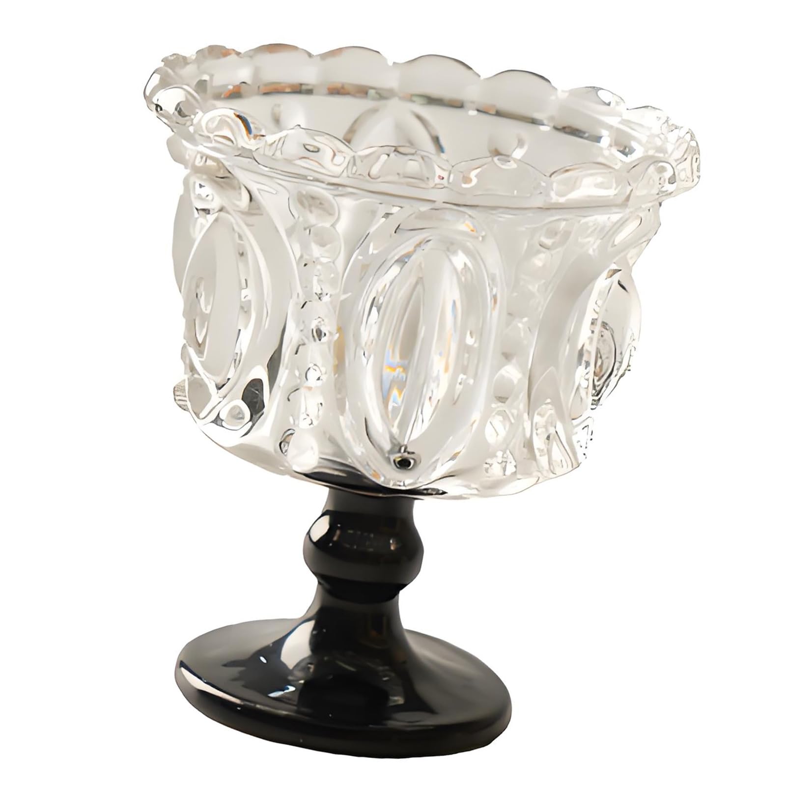 our fave Foot Ice Cream Glass for Serving Desserts and Beverages Large Capacity Glass Cup Home Breakfast Container Dessert Bowl