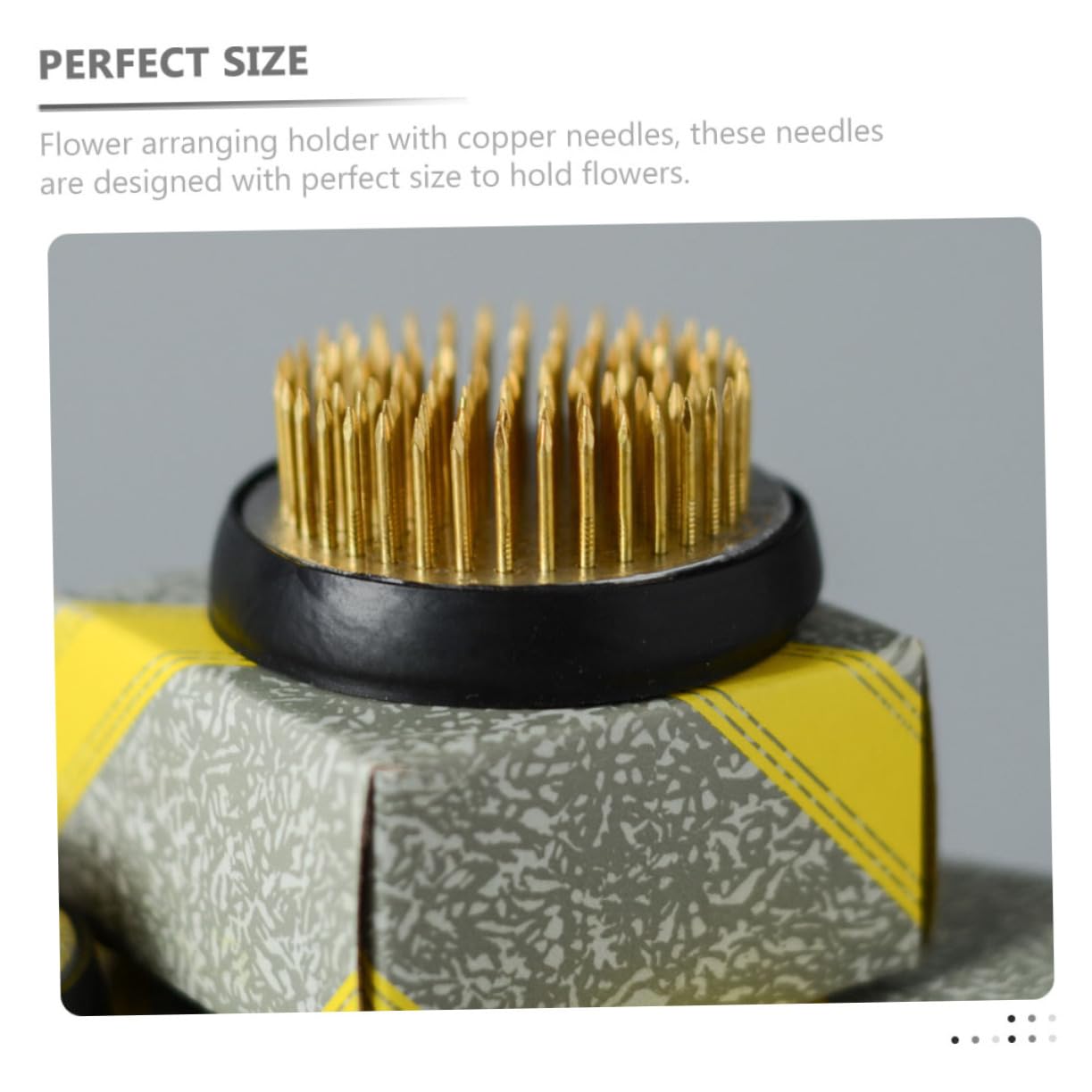 SEWACC Flower Arrangement Holder Set 3pcs Floral Frogs Easy Fixing Tool for Beautiful Centerpieces