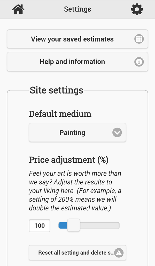 Art Price Calculator App on Amazon Appstore