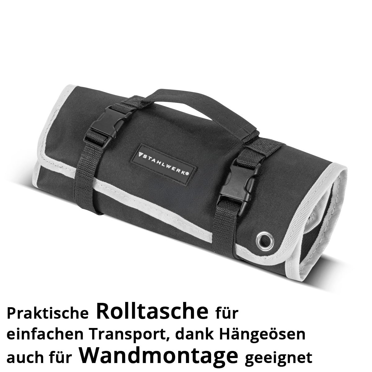 STAHLWERK Gripzangen Set 6-teilig Klemmbereich einstellbar – Langbeck-Gripzangen 165/241 mm mit gebogenen Backen 127/178/254 mm, C-Klemme 152mm, Ergonomische TPR Griffe