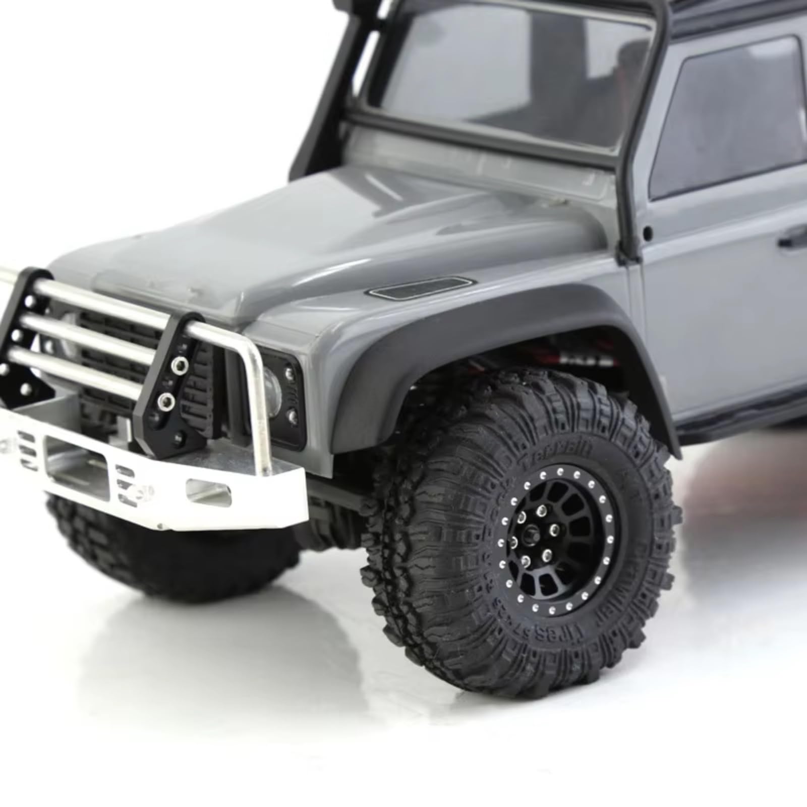 Modelos Repuesto RC para TRX4M 1/18 1/24 para Axial para SCX24 para FMS para FCX24 4 Piezas 1,0 Neumáticos De Rueda Neumáticos 57 * 25mm Piezas De Actualización De Orugas RC