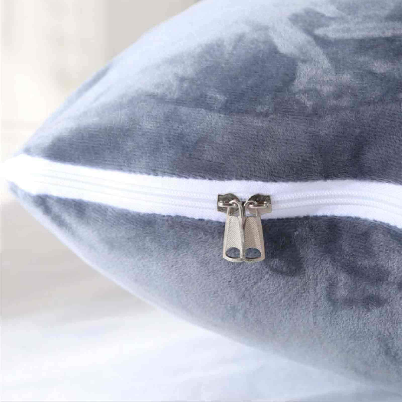 AIZYR A Forma di C. Cuscino per La Gravidanza, Cuscino per Tutto Il Corpo Cuscino maternità Comfort con Rivestimento in Velluto Lavabile Rimovibile per L'Allattamento al Seno del Bambino,Viola