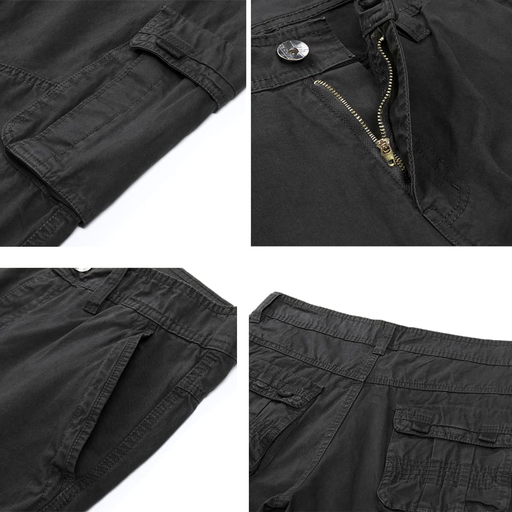 Cargohose Herren Outdoorhose Für Herren Cargo Hosen Herren Militärhose Cargohose Army Herren Baumwolle Arbeitshose für Mann Jagdhose Herren Mit Vielen Taschen Rangerhose